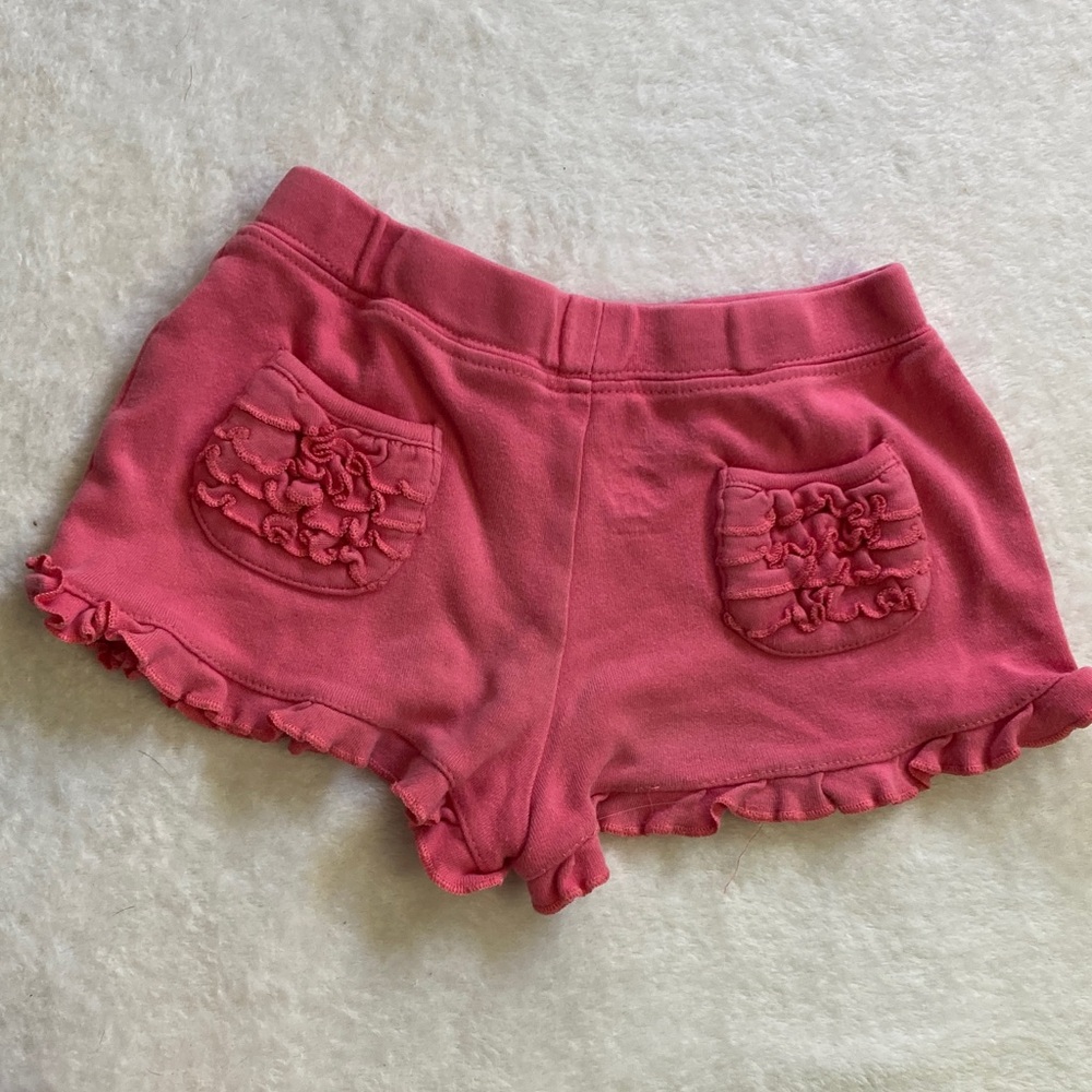 Pink Ruffle Kids Shorts - Picture 4 of 4